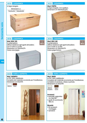 porta a soffietto con maniglia cm 83x214 colore noce cod:ferx.82845