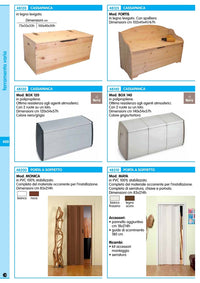 porta a soffietto "maya" cm 83x214 colore bianco frassino cod:ferx.92567