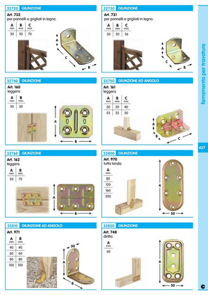 piastra diritta acciaio tropicalizzato art. 970 mm. 50x120 cod:ferx.3942