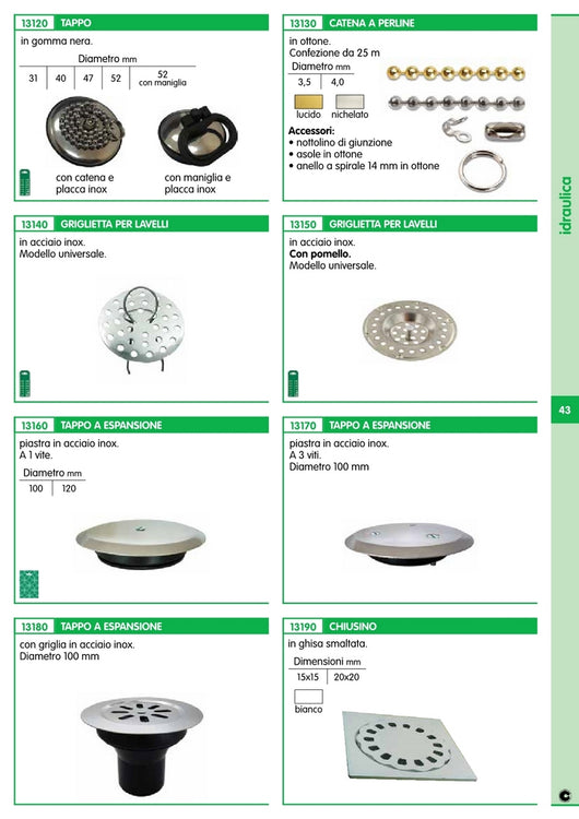 pl griglietta inox per lavelli cod:ferx.75817