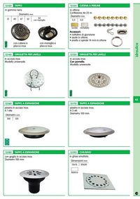 griglietta inox con pomello per piletta cod:ferx.5619