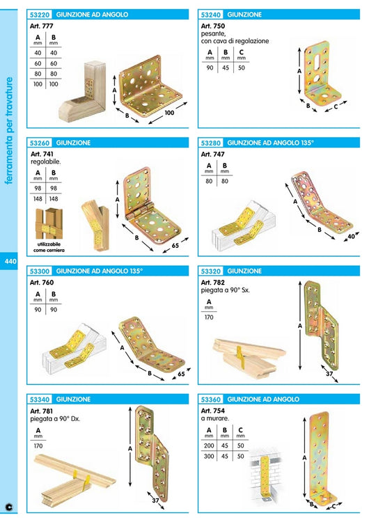 piastra angolare in acciaio tropicalizzato mm 50x300x45 cod:ferx.1369