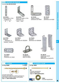 piastra angolare inox art.746 40x40x40 mm cod:ferx.11562