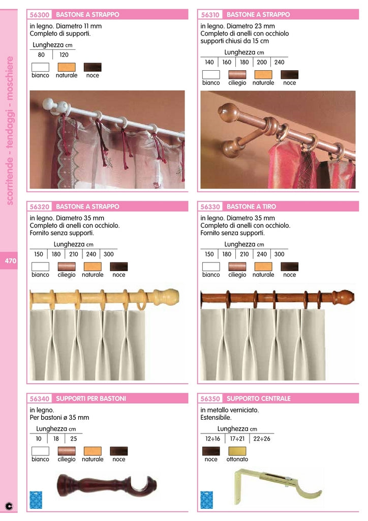 2blister bl supporto per bastone naturale 18 cm 2 pz cod:ferx.58807