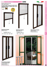 zanzariera irs-ce marrone 120x250 cm cod:ferx.35343.stock