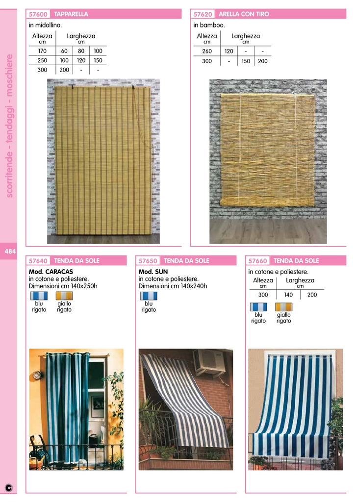 tapparella midollino sh1338 60x170 cm cod:ferx.93640