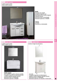 mobile bagno desy 58 completo bianco cod:ferx.7536