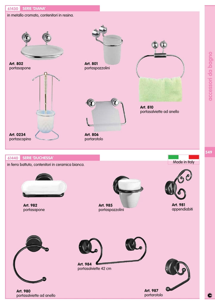 diana art. xl-810 portasciugamani cromo cod:ferx.23487