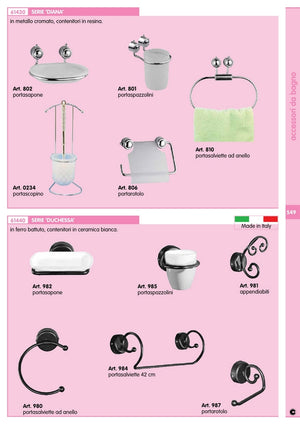 diana art. xl-810 portasciugamani cromo cod:ferx.23487