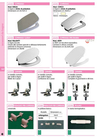 5blister bl paracolpi rettangolari sedili wc 43x15 mm 8 pz cod:ferx.87294