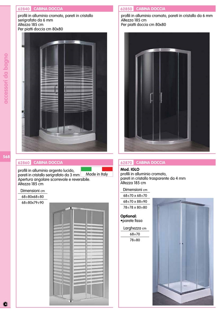 cuscinetto superiore per box doccia angolo cod:ferx.17276