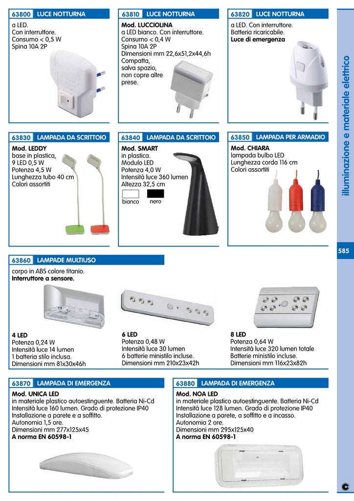 luce notturna/emergenza cod:ferx.94357