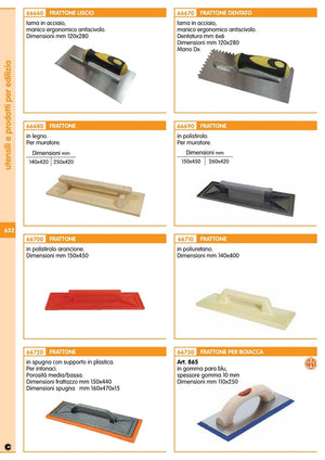 frattone plastica arancio dimensioni cm.15x45 cod:ferx.18733