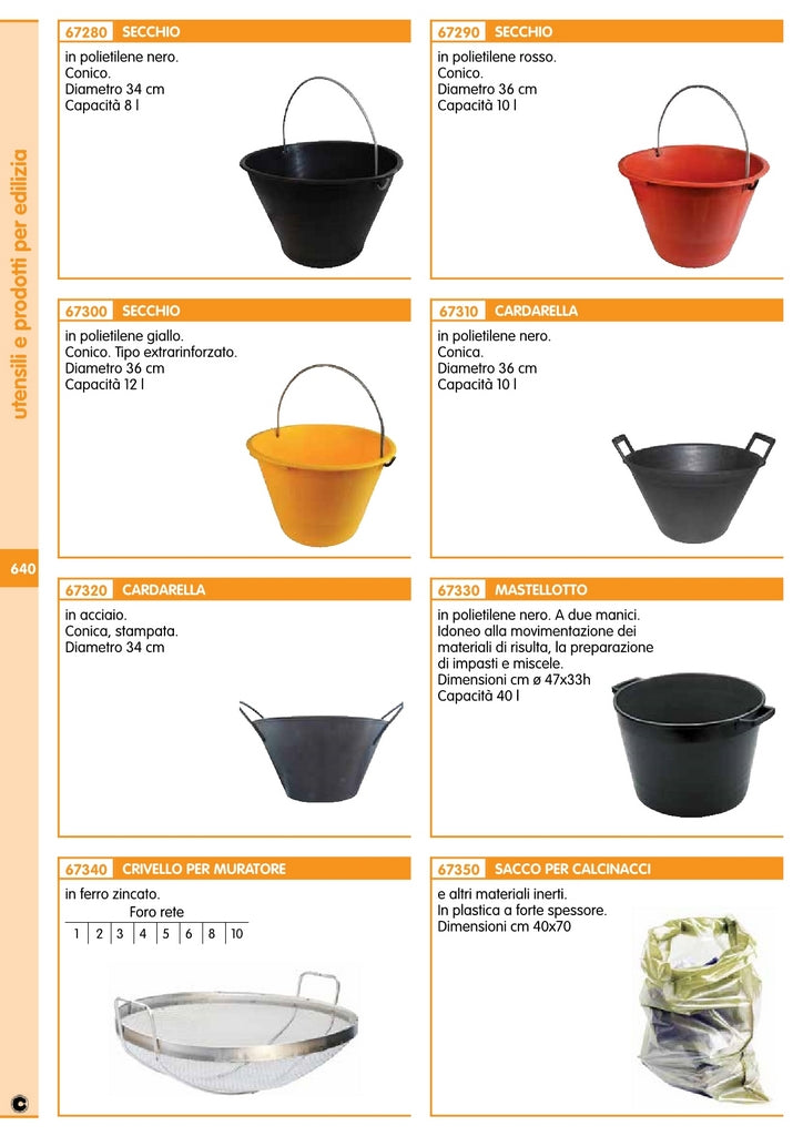 cassa tonda x macerie-miscelazioni lt.40 nera cod:ferx.39640