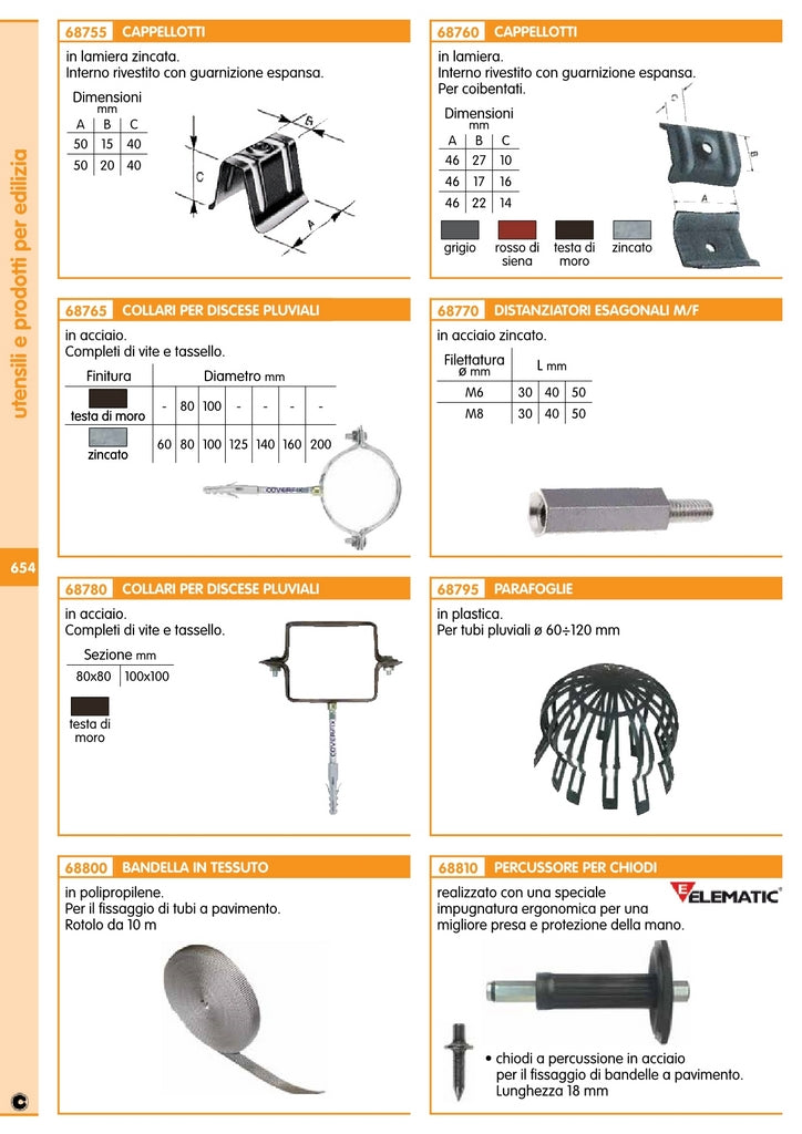 elematic bandella in tessuto rotolo 10 ml cod:ferx.92347