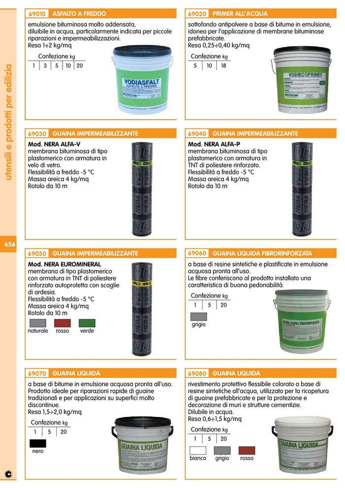 guaina poliestere ardesiata rossa 4kg cod:ferx.18184