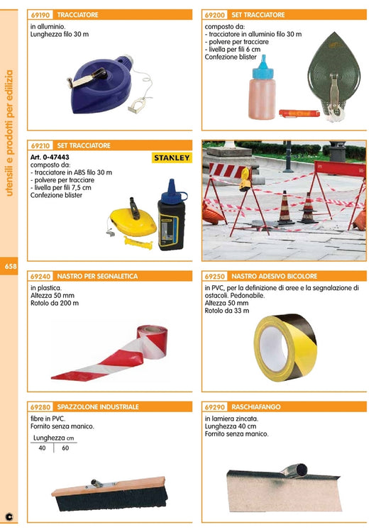 tracciatore confezione con livella e polvere 42013 cod:ferx.1969