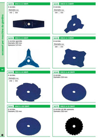 disco x decespugliatori 3 denti da 255 cod:ferx.22871