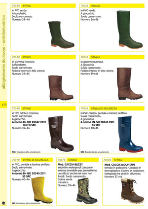 stivali nitrile giallo antinfortunistica n.43 cod:ferx.4655