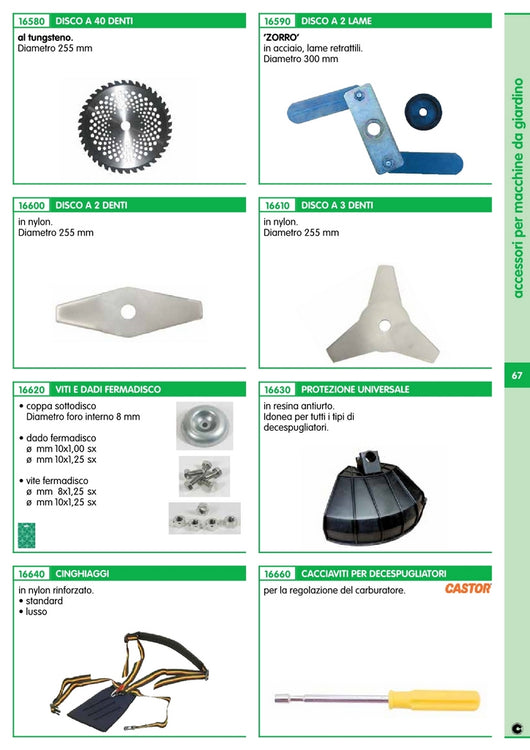 vite fermadisco per decespugliatore 10x1,25sx mm cod:ferx.12675