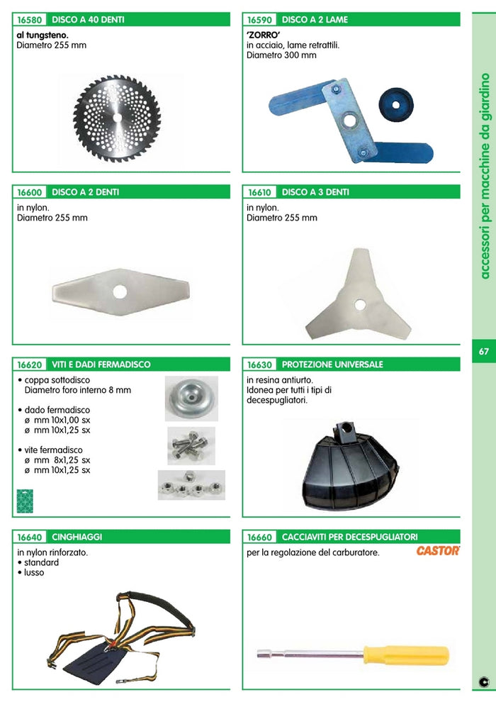 disco per decespugliatore in nylon a 3 denti cod:ferx.22691