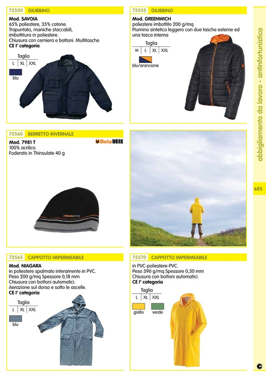 cappotto antistrappo giallo taglia l cod:ferx.1508