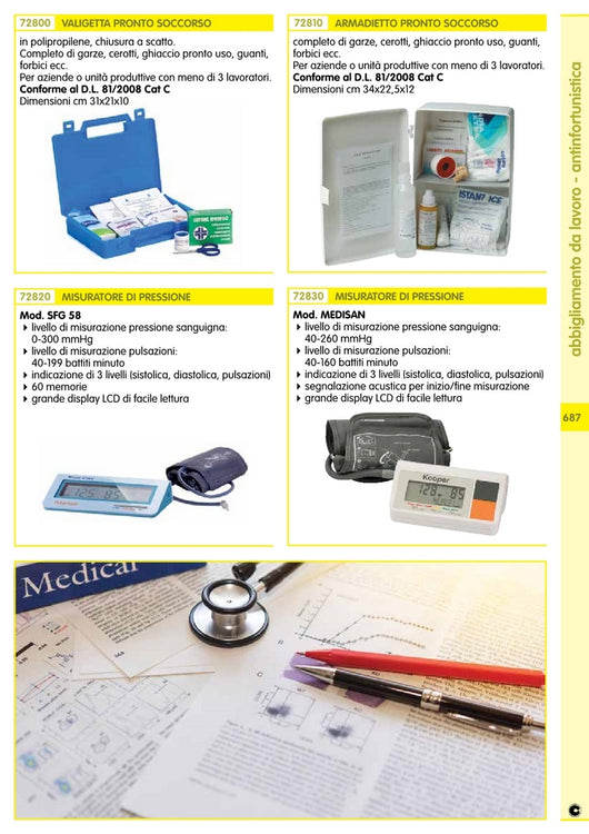 valigetta pronto soccorso d.l.81/08 cod:ferx.31754