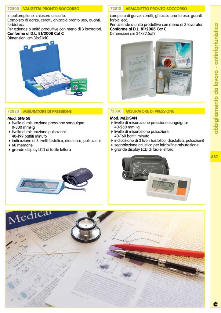 armadietto pronto soccorso d.l.81/08 cod:ferx.57507