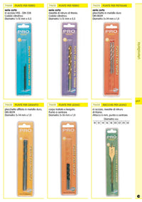 1blister mecchia per legno "pro" al titanio mm.22 cod:ferx.27945