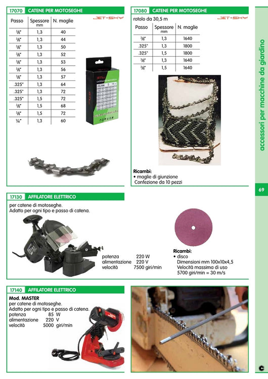 maglia di giunzione catena (0,325 1,3) pz.10 cod:ferx.93990