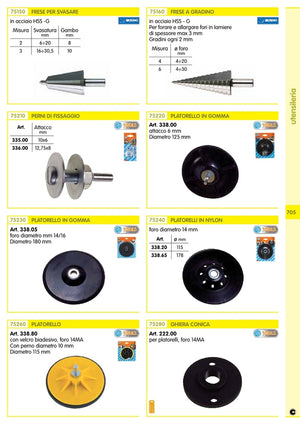 poggi art.338.20 platorello di nylon mm.115 cod:ferx.12983