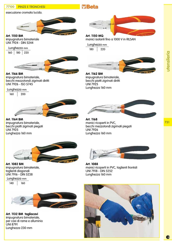 beta art. 1132 bm troncacavi elettrico mm.230 cod:ferx.2054