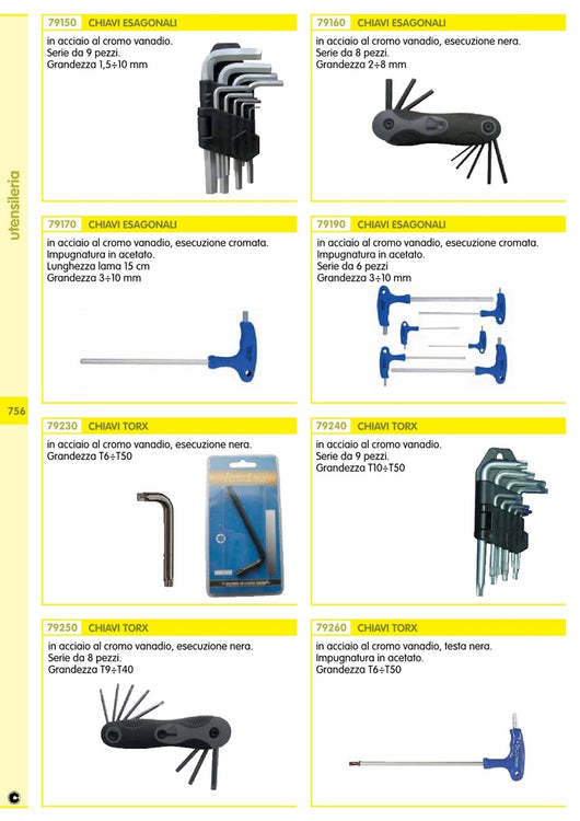 1blister chiave impronta torx t27 tekna pro blister cod:ferx.5153