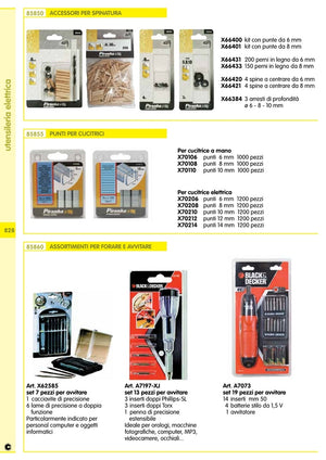 piranha/stanley x70108 graffette mm.8 pz.1000 cod:ferx.33135