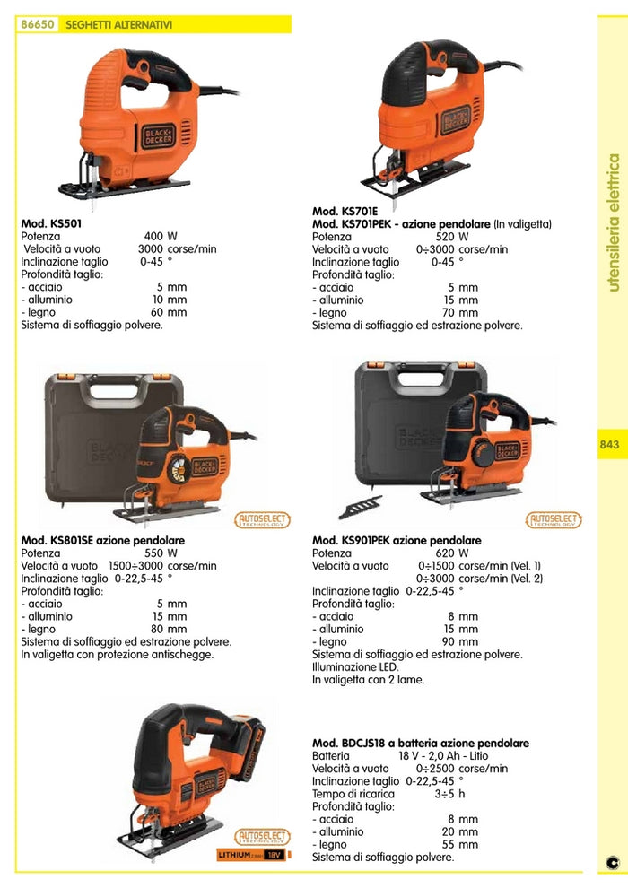 seghetto alternativo b+d ks801sek cod:ferx.94007