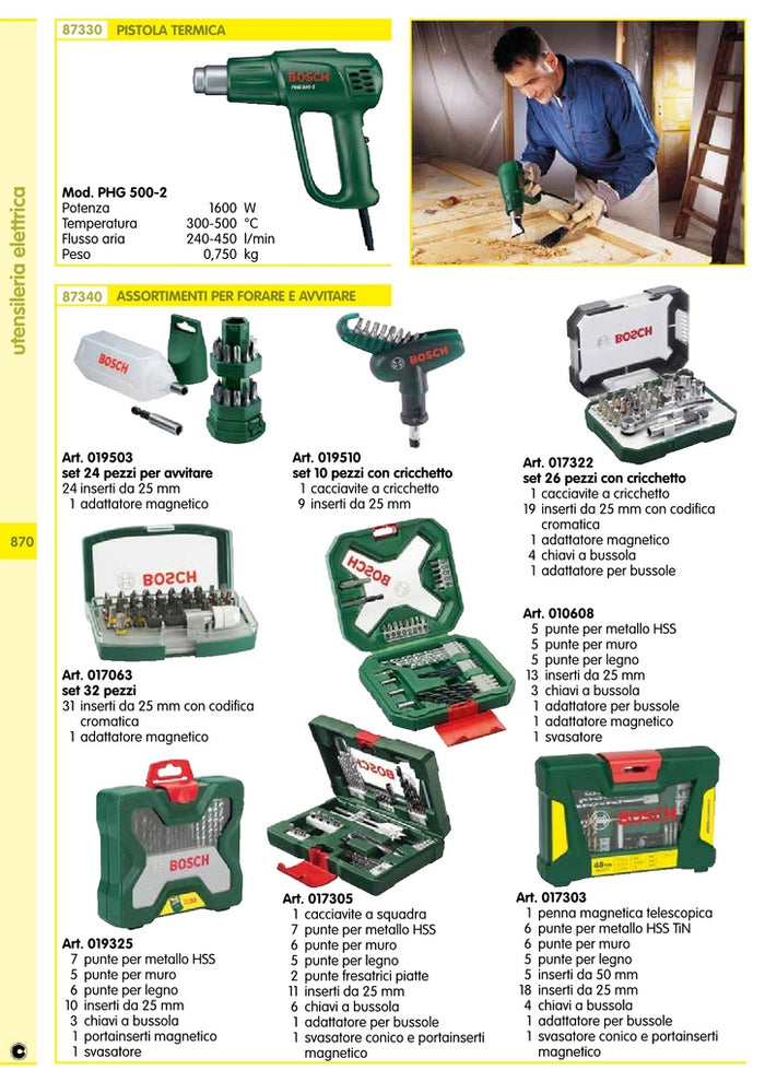 bosch-a set 41 pezzi 017305 cod:ferx.94294