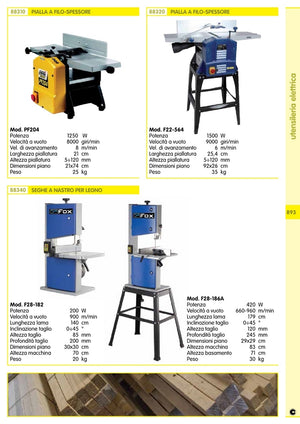 pialla filo-spessore con basam. femi pf250 cod:ferx.44147
