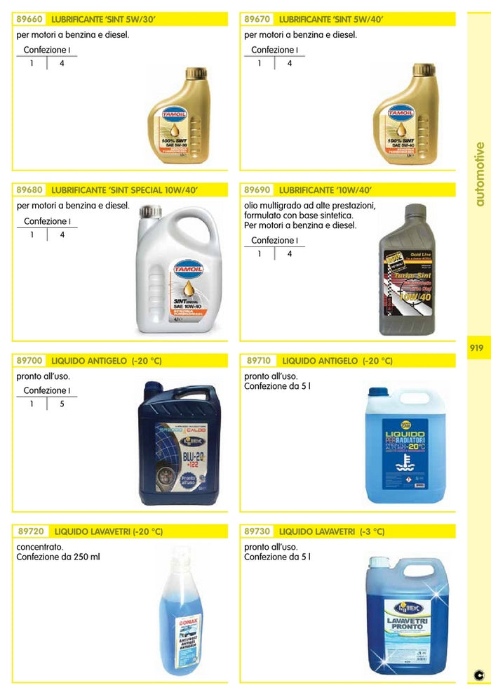 liquido x radiatori bleu(-20â¦)lt.5 cod:ferx.3409