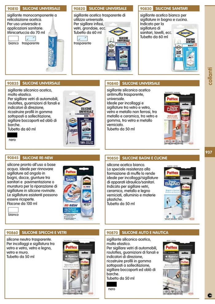 bostik silicone 60 ml nero cod:ferx.93305