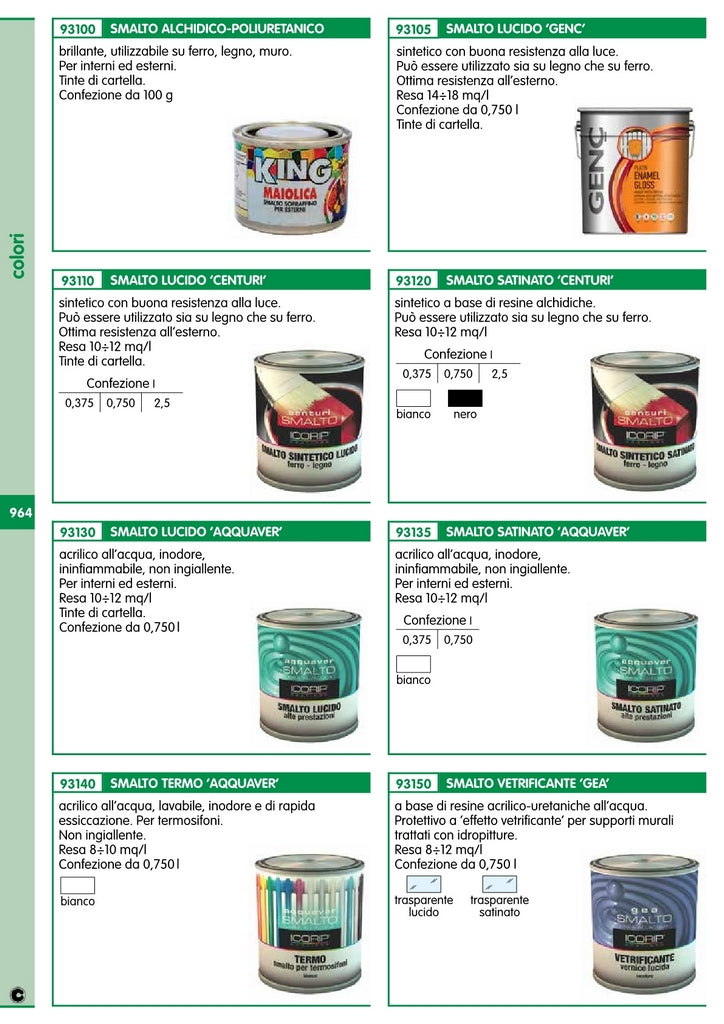 smalto "maiolica" bianco gr.100 cod:ferx.36261