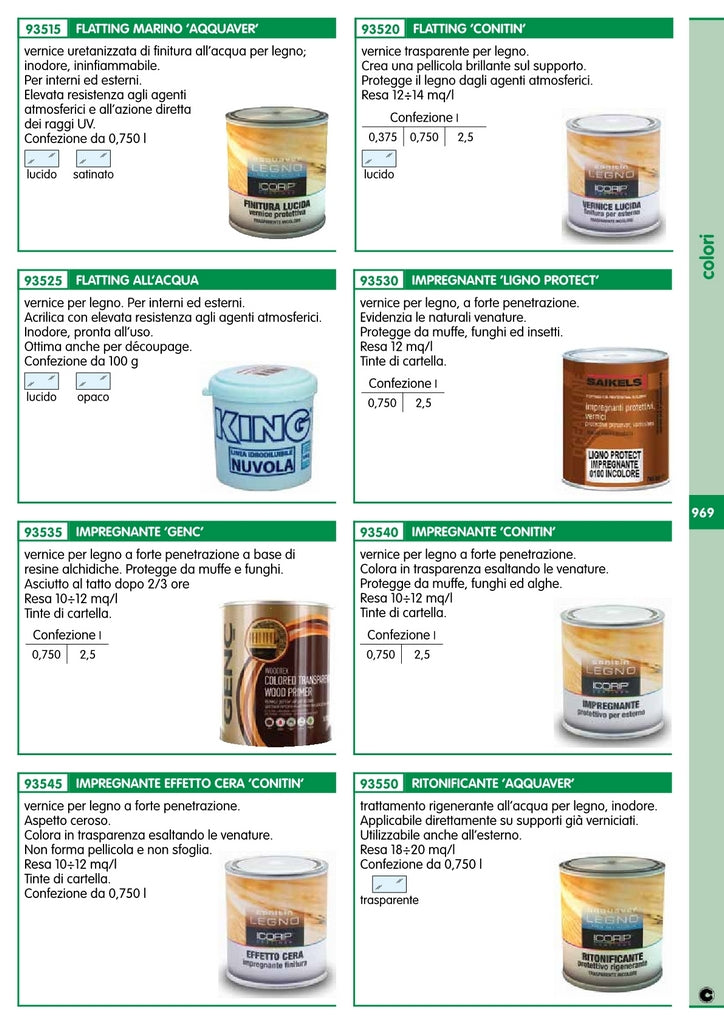 impregnante "conitin" lt.2,5 trasparente base i cod:ferx.38426