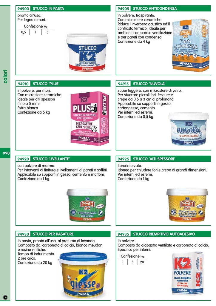 stucco plus microsfere k2 da kg 5 cod:ferx.92984