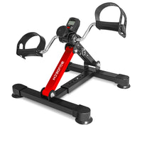 Kicker - Pedaliera per riabilitazione con display LCD, mini cyclette per braccia e gambe, resistenza regolabile