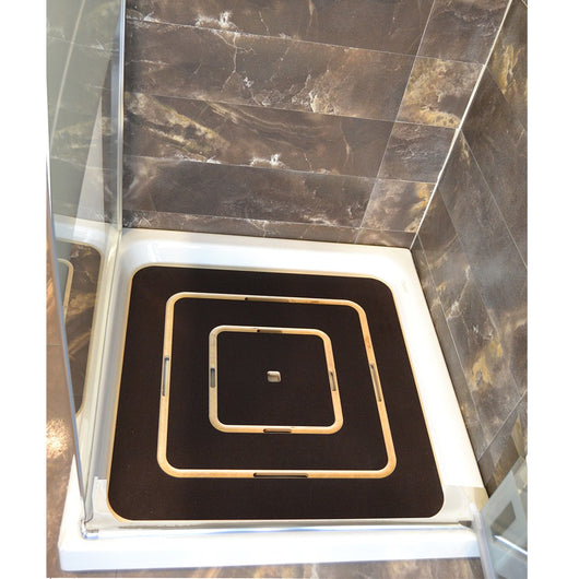 Pedana doccia in legno marino 60 x 60 antiscivolo Supergrip ideale per piatto doccia 80 x 80