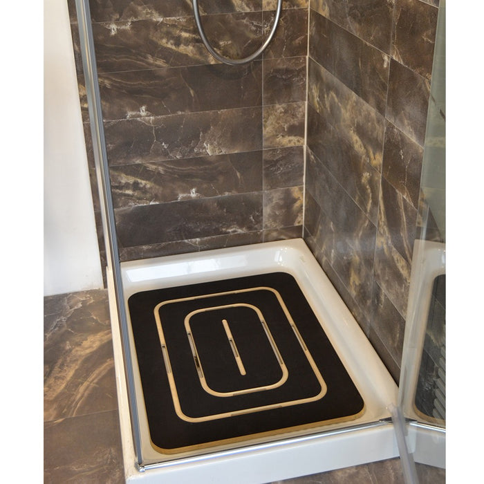 Pedana doccia in legno Supergrip 54x68 antiscivolo per piatto doccia 70x90