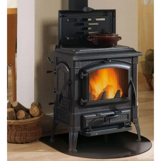 Pedana salvapavimento per stufe a legna e pellet in acciaio 70x60