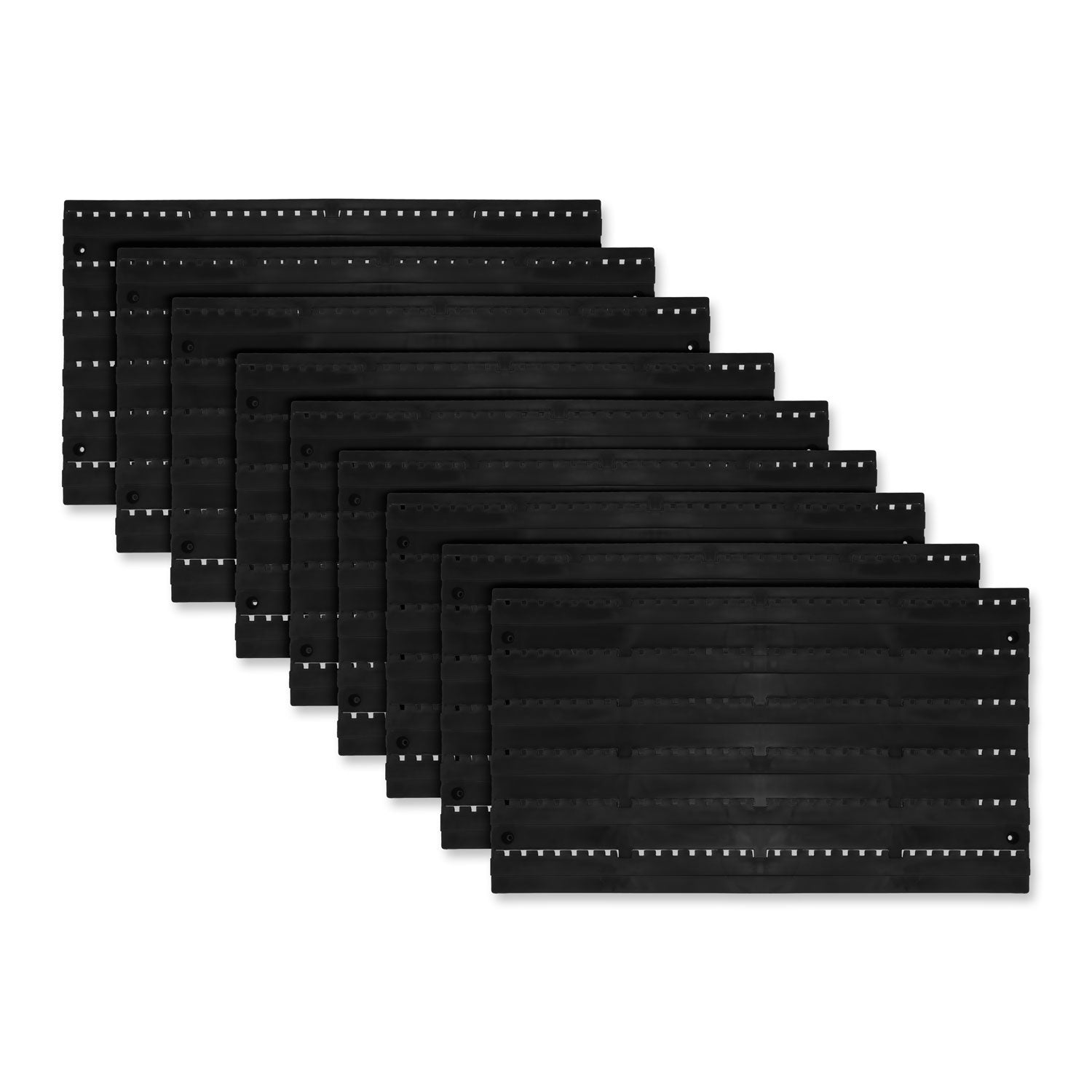 Peg Large - Pannello da parete da officina, 9 pannelli + 88 porta utensili minuteria, montaggio a muro