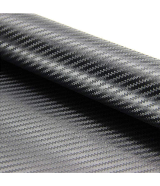 Pellicola 3d Adesiva Fibra Carbonio Per Auto Universale Interni Esterni 60x100cm         