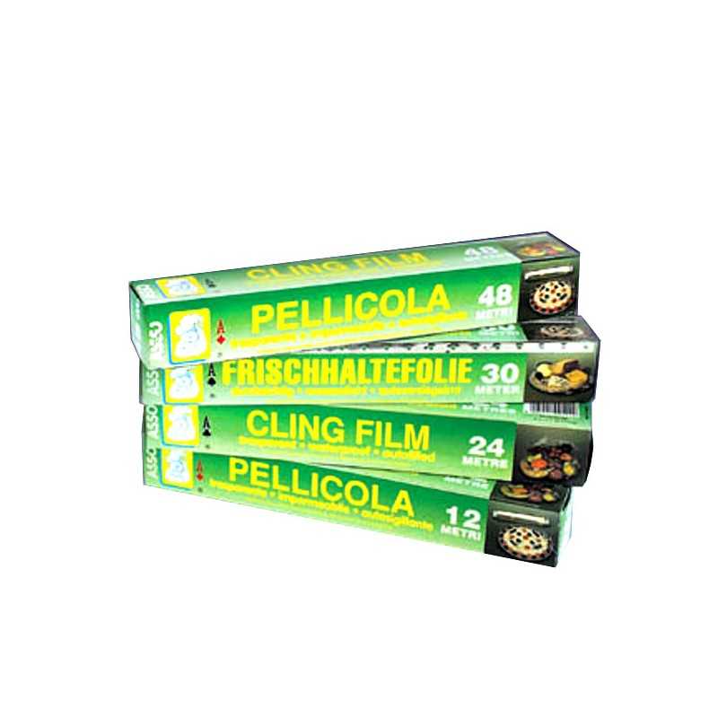 Pellicola Alimenti Trasparente m 24 h 0,28 Asso