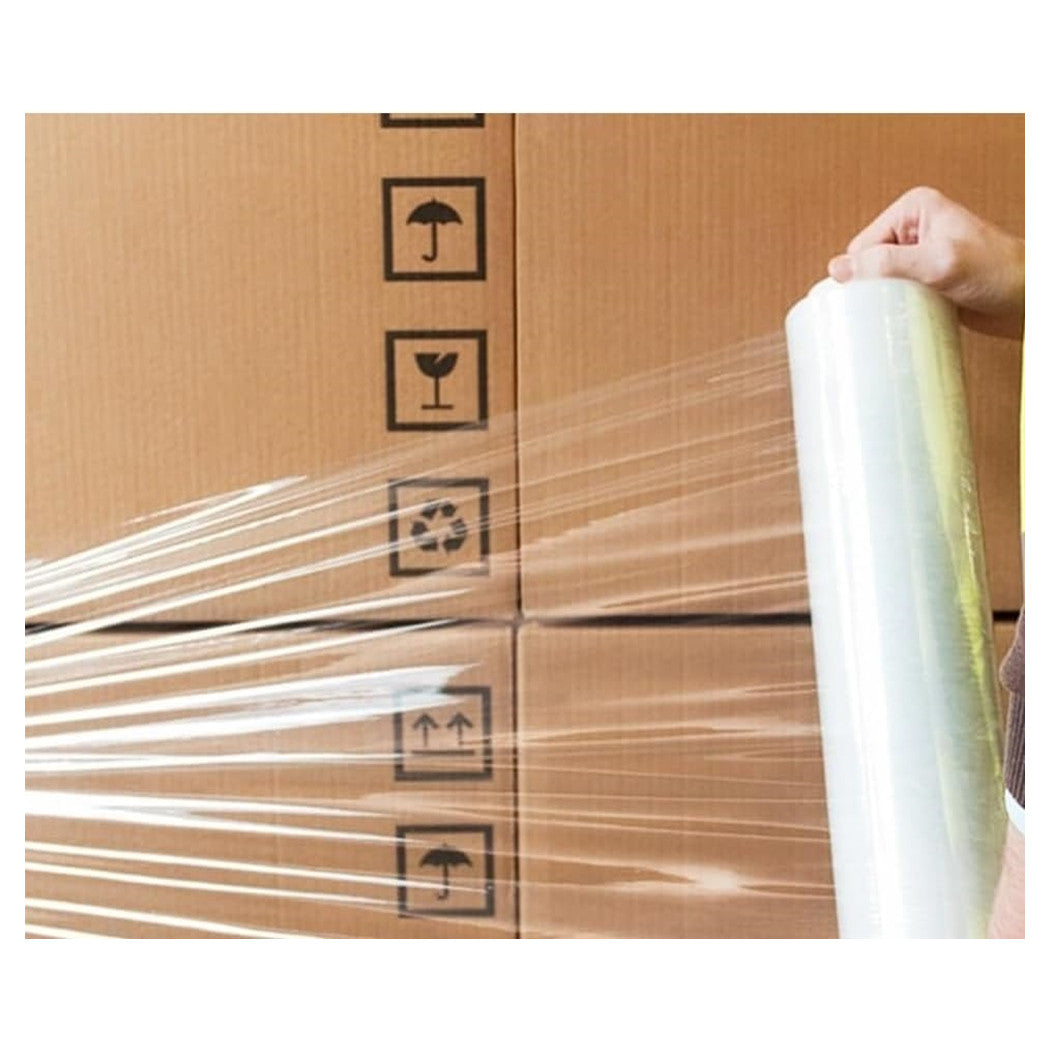Trade Shop - Pellicola Film Estensibile Protettiva Per Imballaggi Traslochi 23 Micron 50cmx200mt -